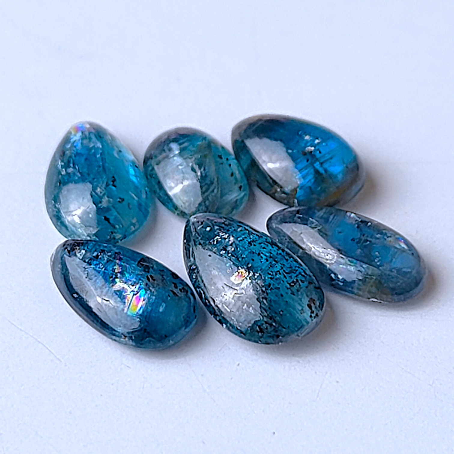 Moss Teal Blue Kyanite
