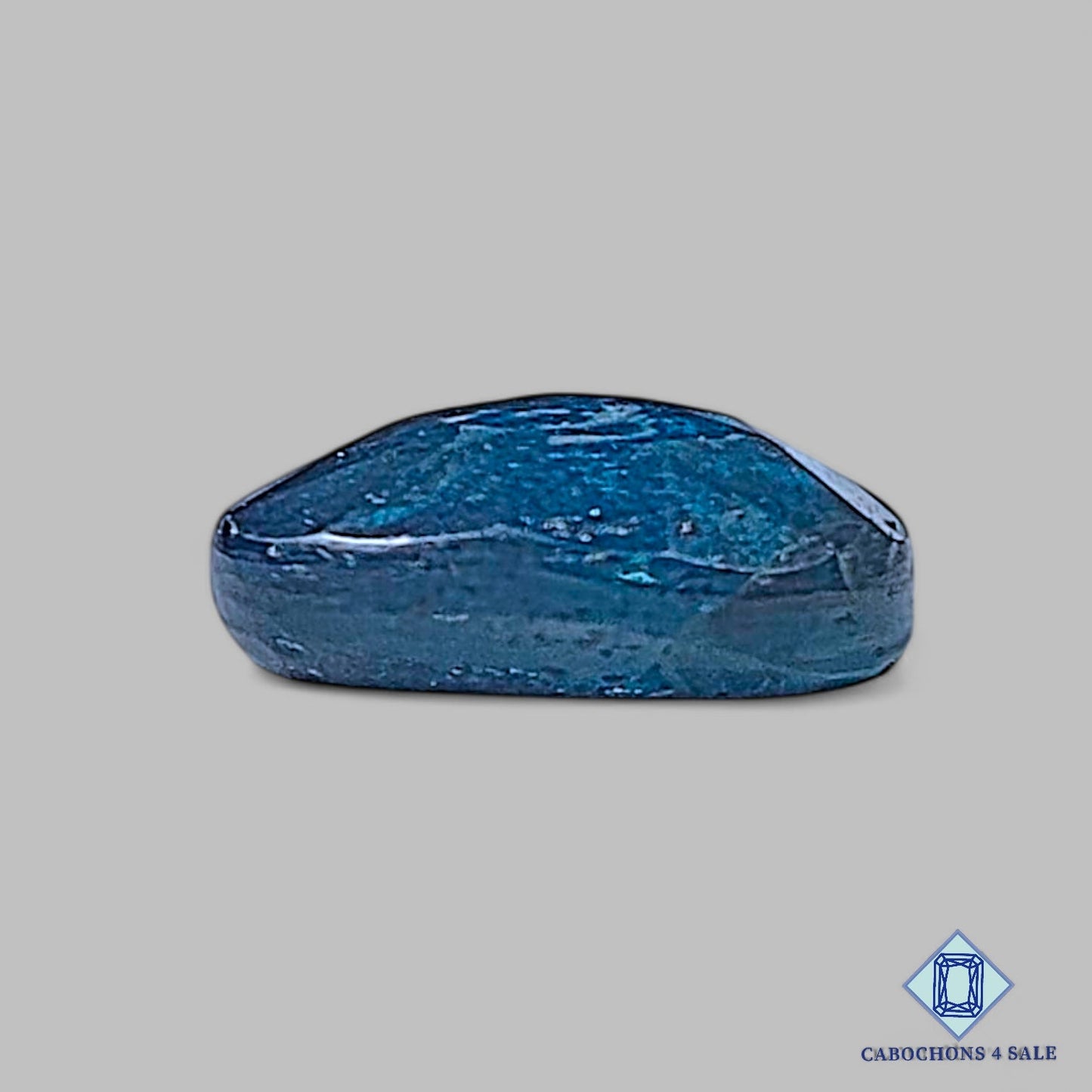 Natural Moss Teal Blue Kyanite Gemstone  Pear Rose Cut 12*9*4mm from Brazil available for sale