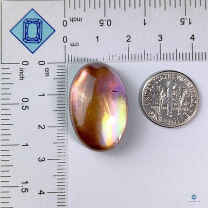 Mother Of Pearl + Amethyst Oval Doublets