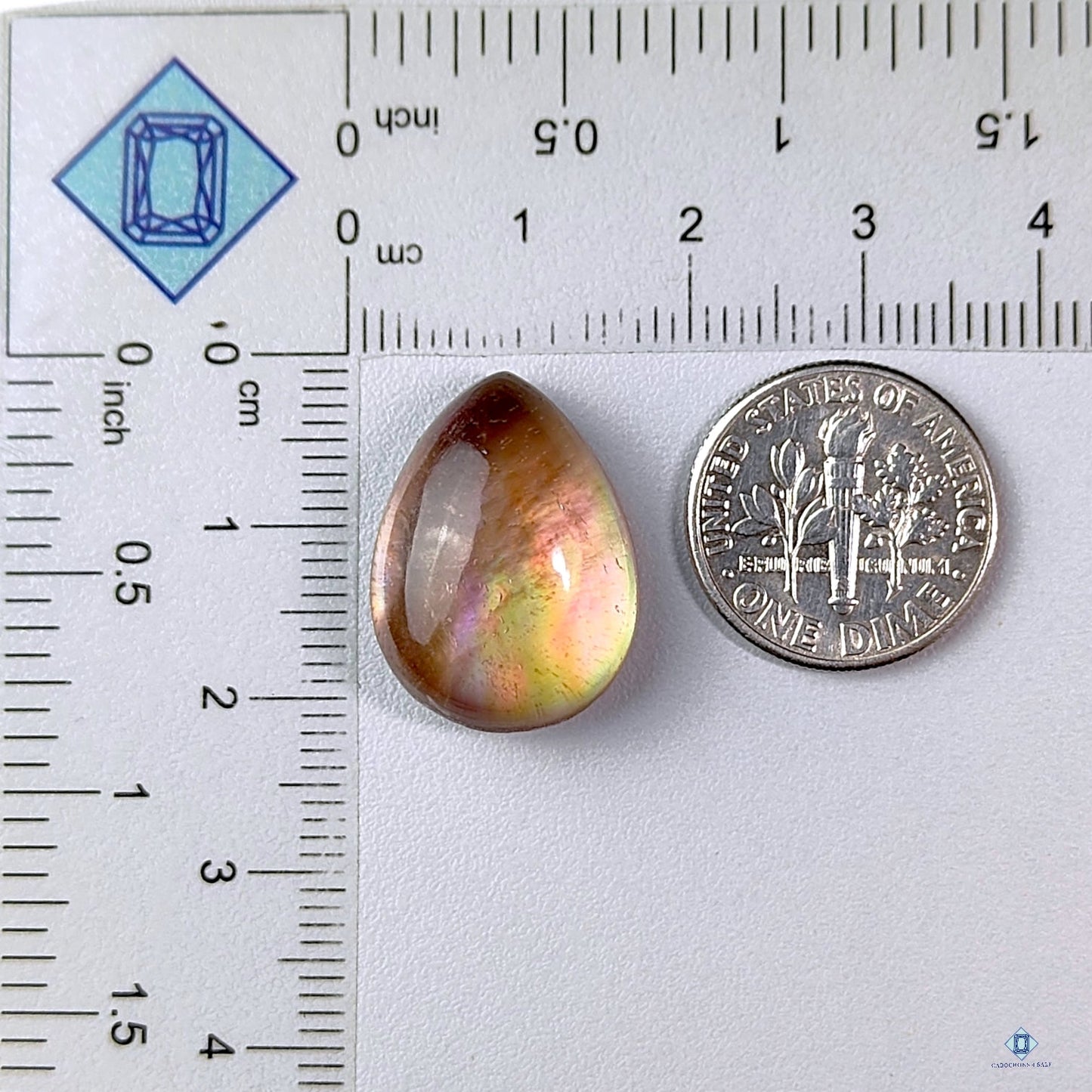 Mother Of Pearl + Amethyst Doublets Pear Doublets