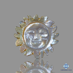 Natural Mother of Pearl Gemstone Fancy Cabochons 27*4mm from Philippines  available for sale