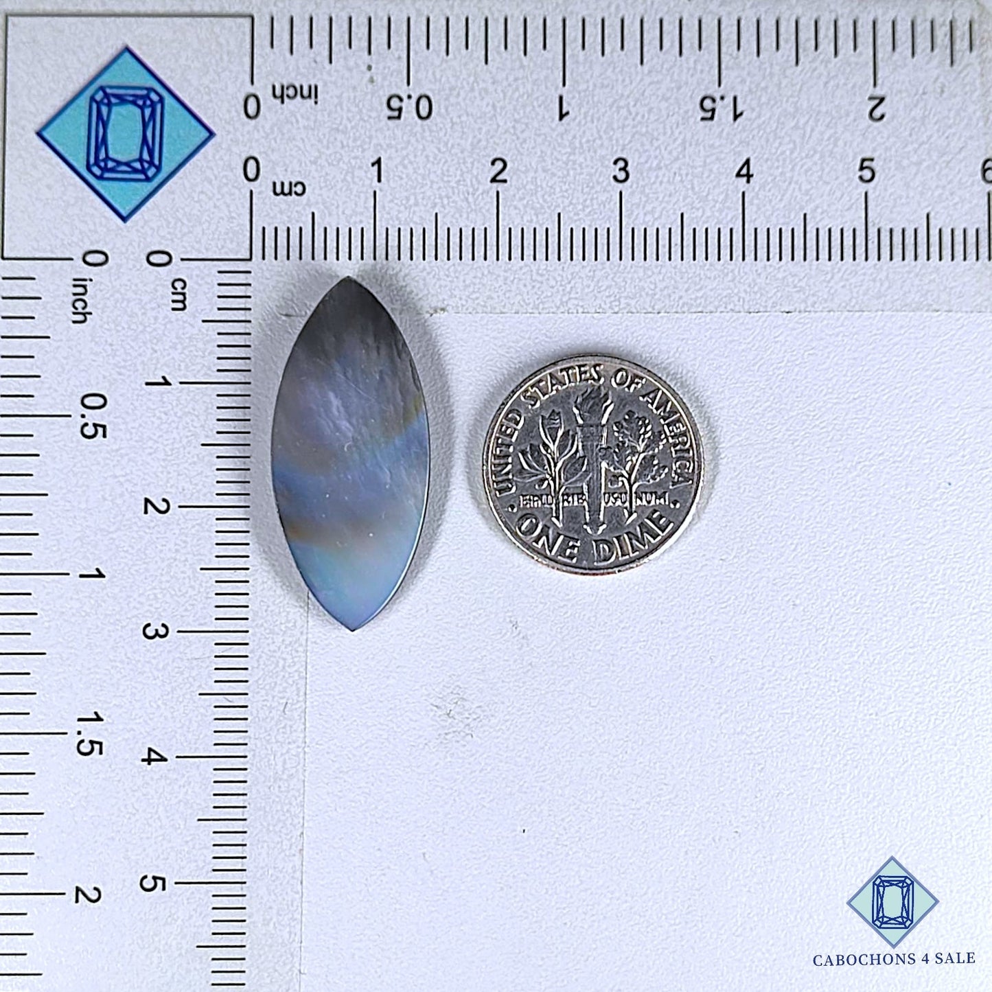 Natural Mother of Pearl Gemstone Marquise Cabochons 28*13*2mm from Australia available for sale