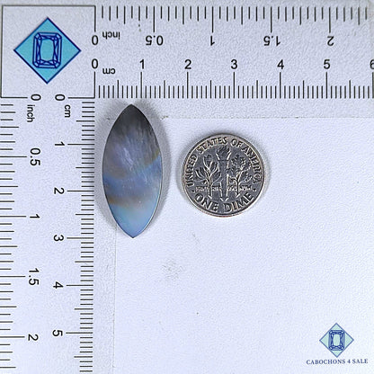 Natural Mother of Pearl Gemstone Marquise Cabochons 28*13*2mm from Australia available for sale