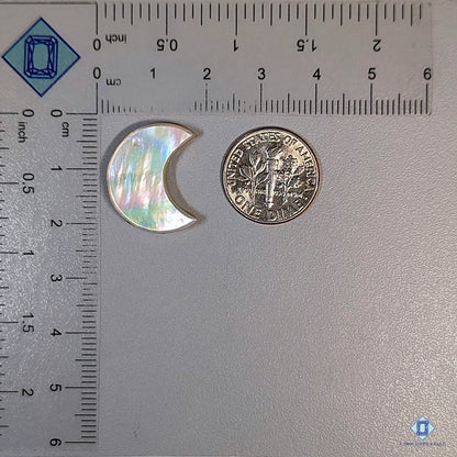 Mother of Pearl Half Moon Carvings