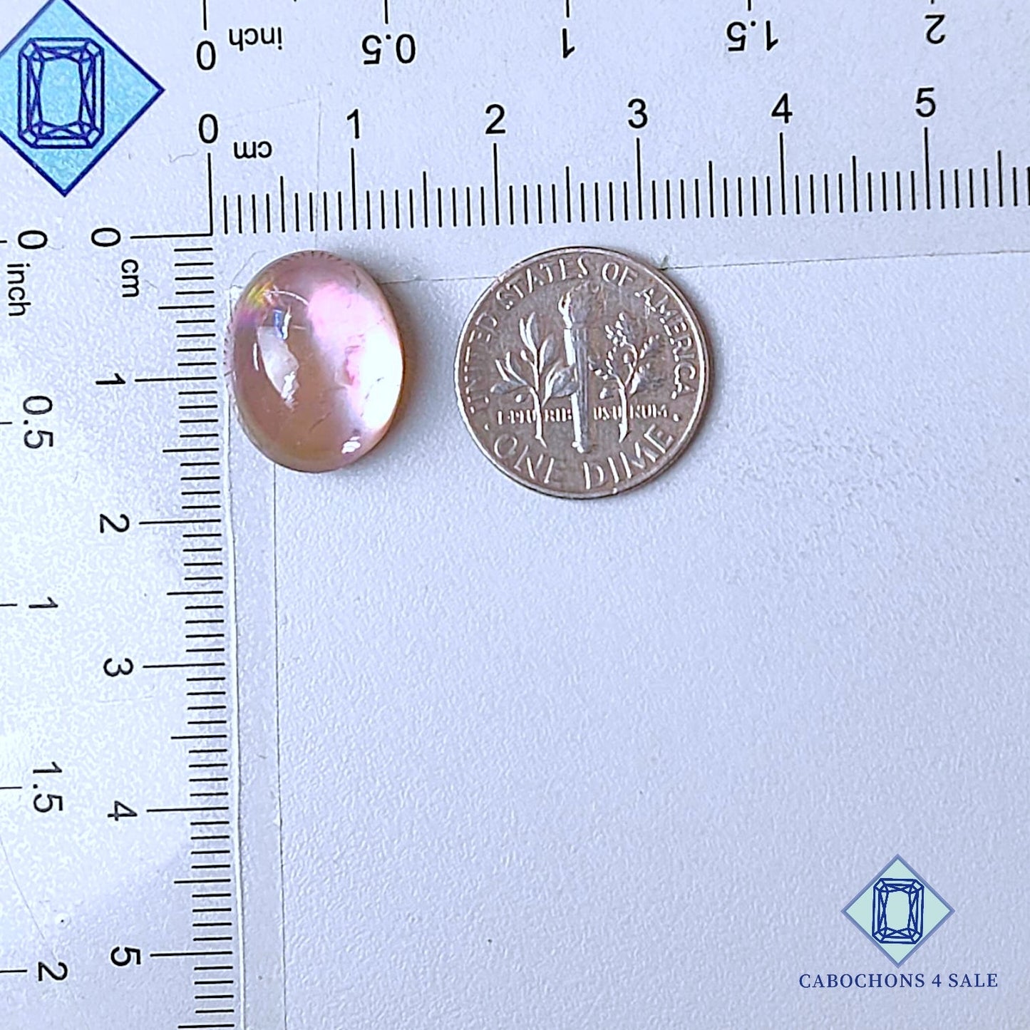 Mother of Pearl + Amethyst Doublet Gemstone Oval Doublets 15*12*8mm available for sale