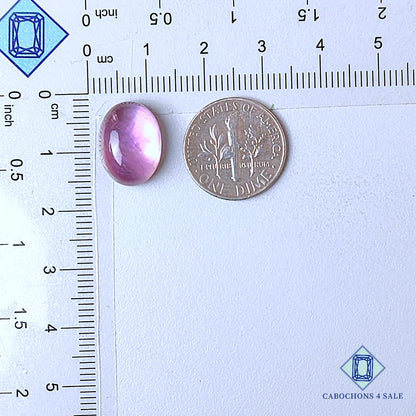 Gemas dobles ovaladas de nácar y amatista, 14 x 10 x 7 mm, disponibles para la venta.