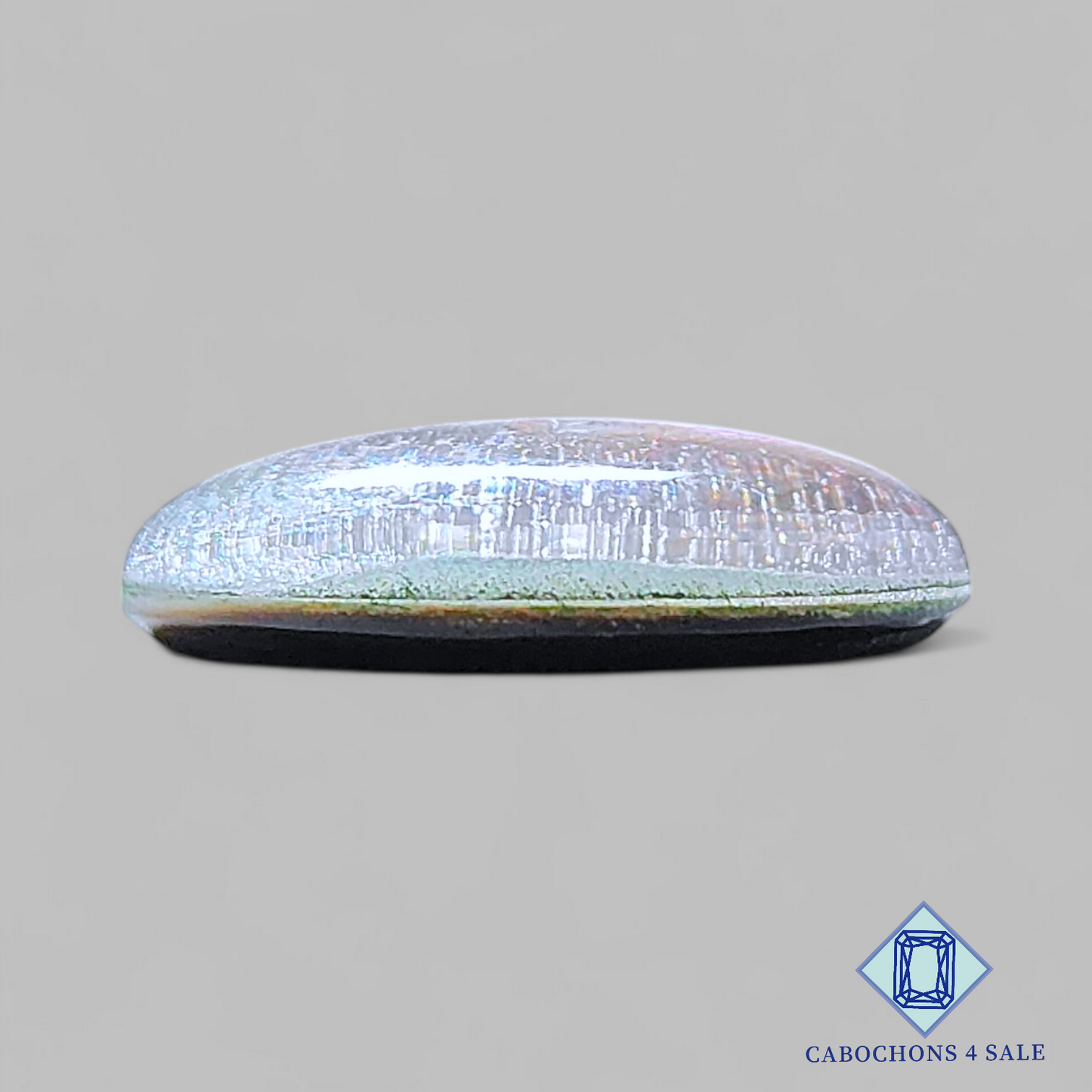 Mother of Pearl + Crystal Quartz Doublet Oval Doublets