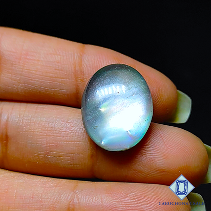 Mother of Pearl + Crystal Quartz Doublet