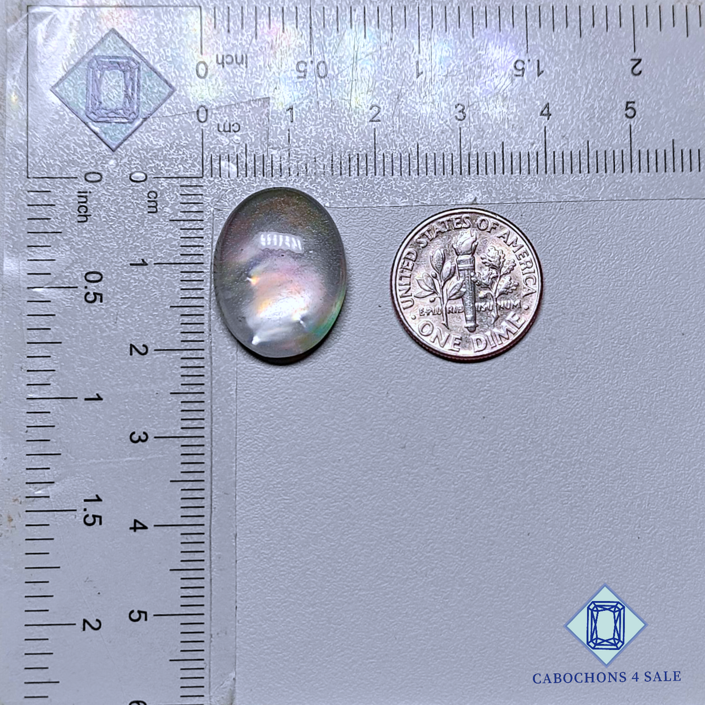 Dobletes ovalados de madreperla + cuarzo cristal