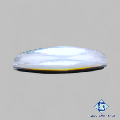 Mother of Pearl + Crystal Quartz Doublet Marquise Doublets