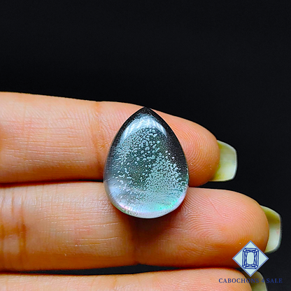 Mother of Pearl + Crystal Quartz Doublet