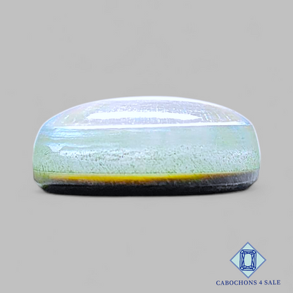 Mother of Pearl + Crystal Quartz Doublet Round Doublets