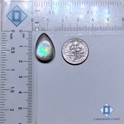 Mother of Pearl + Crystal Quartz Doublet Pear Doublets