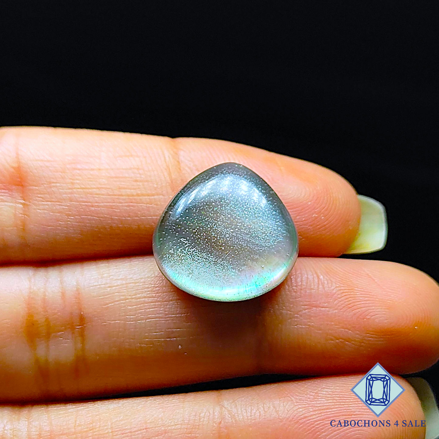 Mother of Pearl + Crystal Quartz Doublet