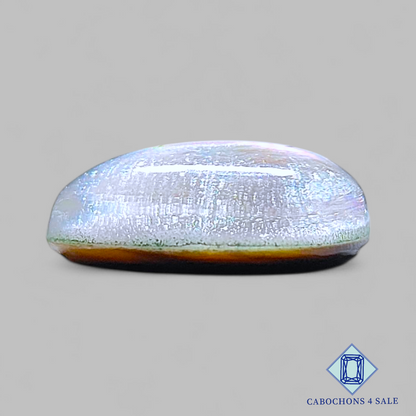 Mother of Pearl + Crystal Quartz Doublet Pear Doublets