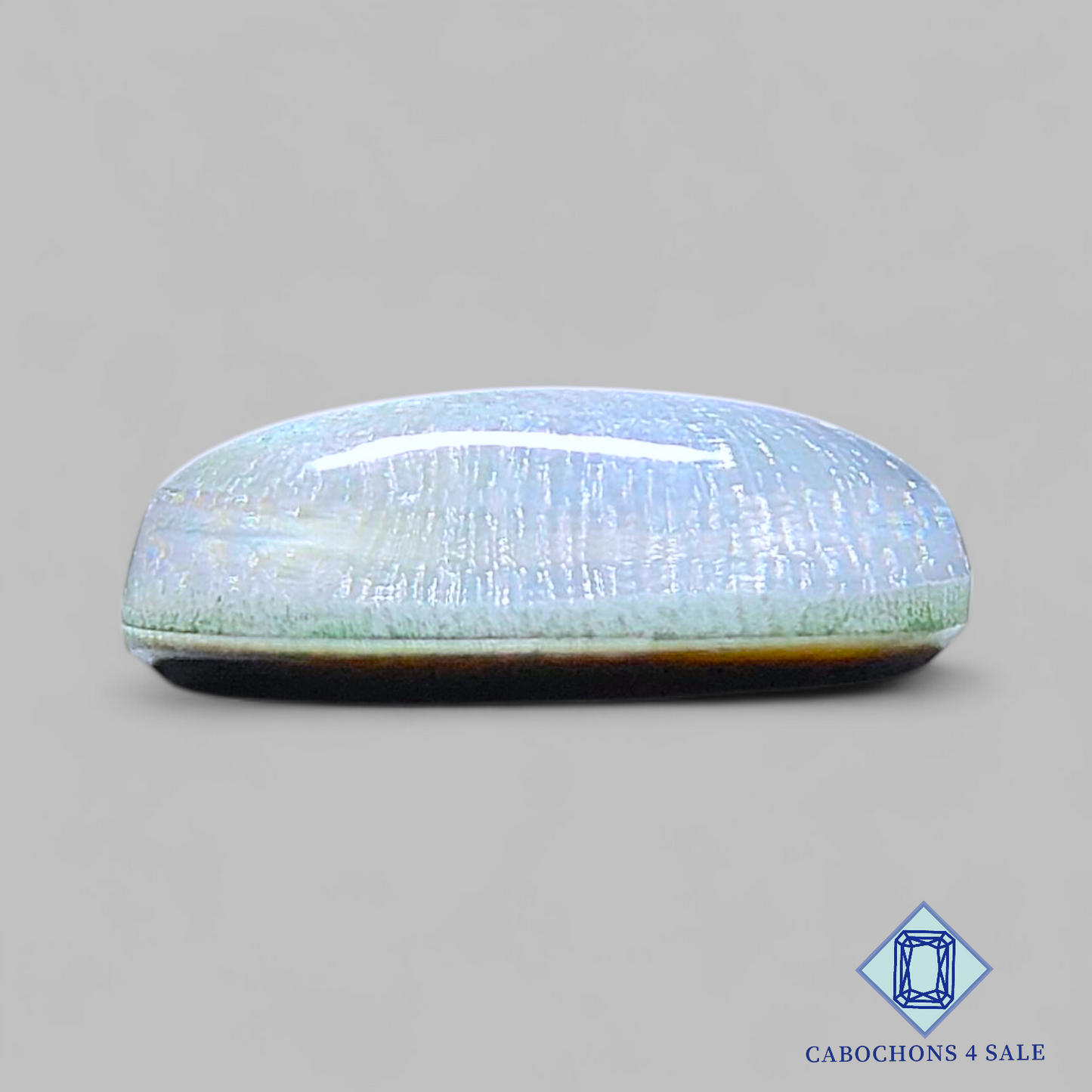 Mother of Pearl + Crystal Quartz Doublet Round Doublets