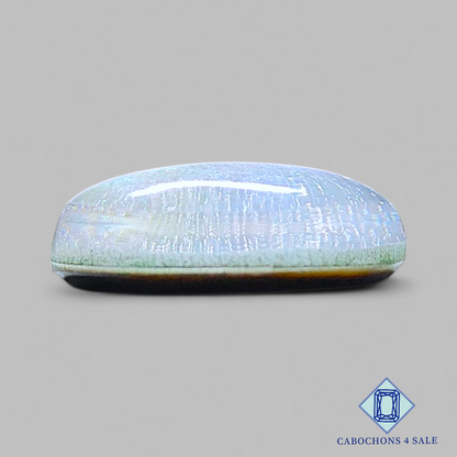 Mother of Pearl + Crystal Quartz Doublet Round Doublets