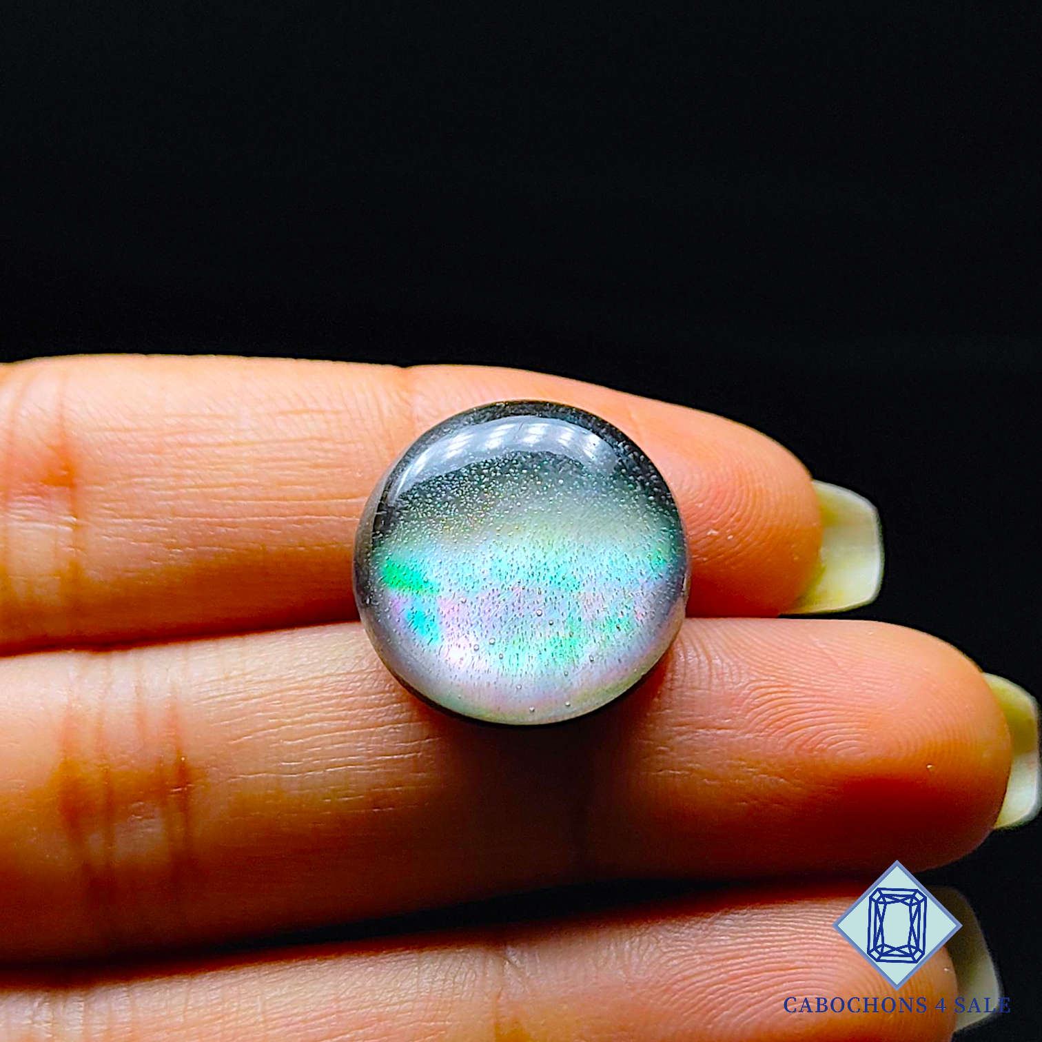 Mother of Pearl + Crystal Quartz Doublet