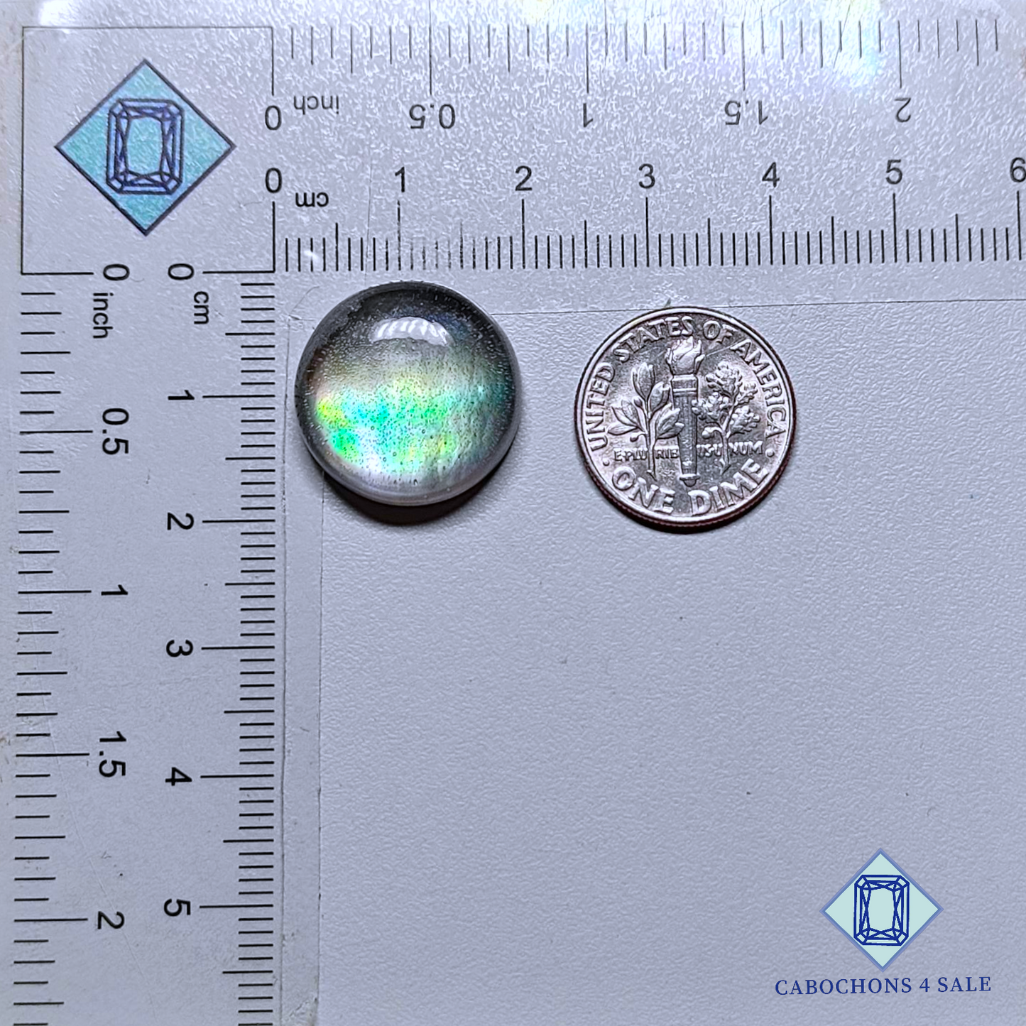 Mother of Pearl + Crystal Quartz Doublet Round Doublets