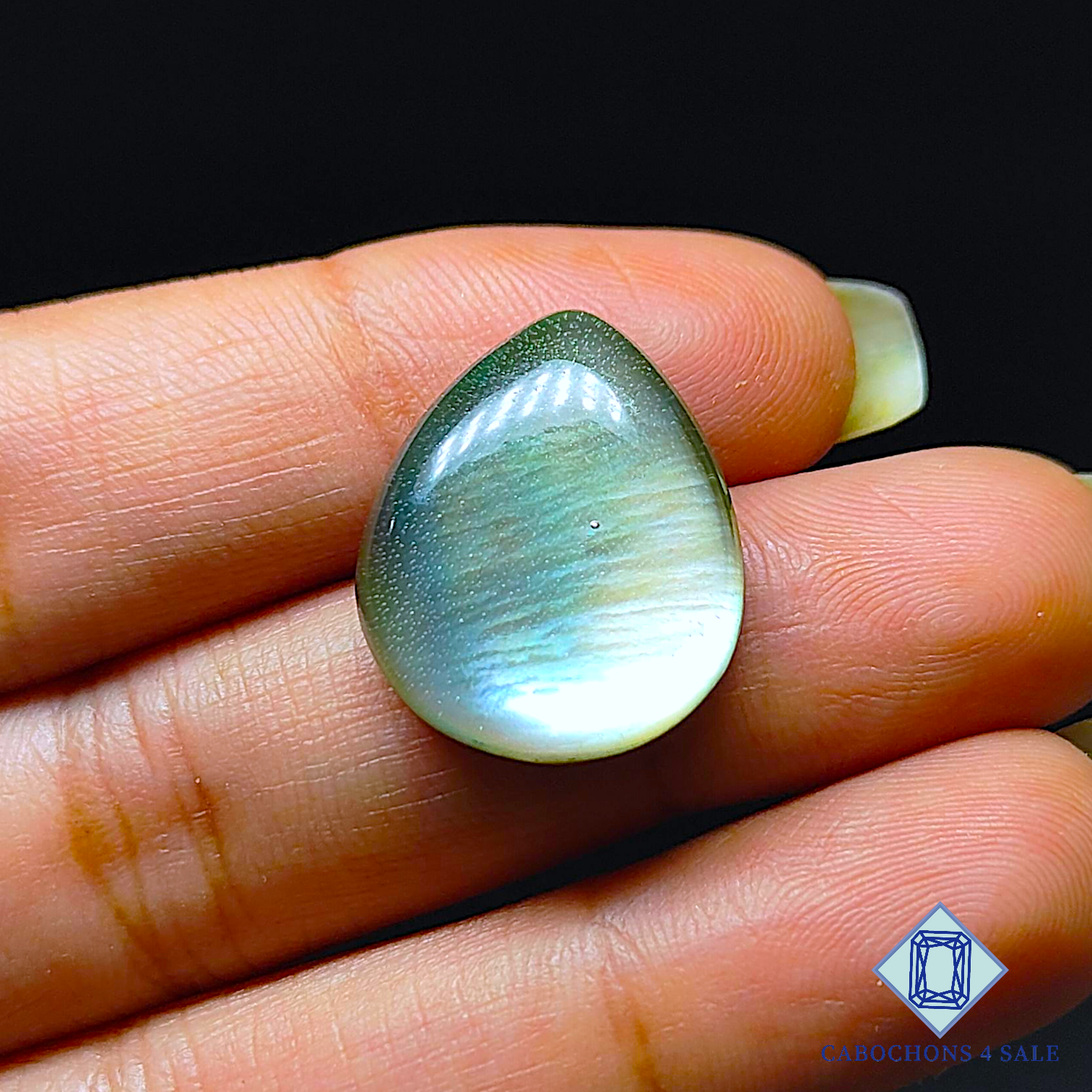 Mother of Pearl + Crystal Quartz Doublet