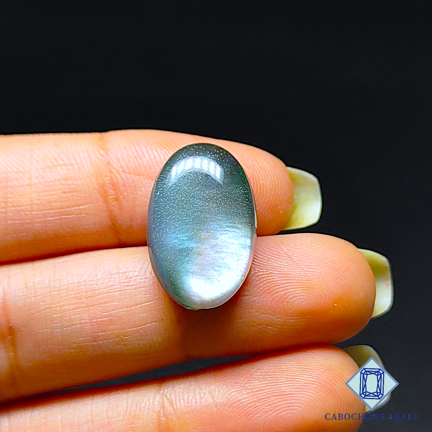 Mother of Pearl + Crystal Quartz Doublet