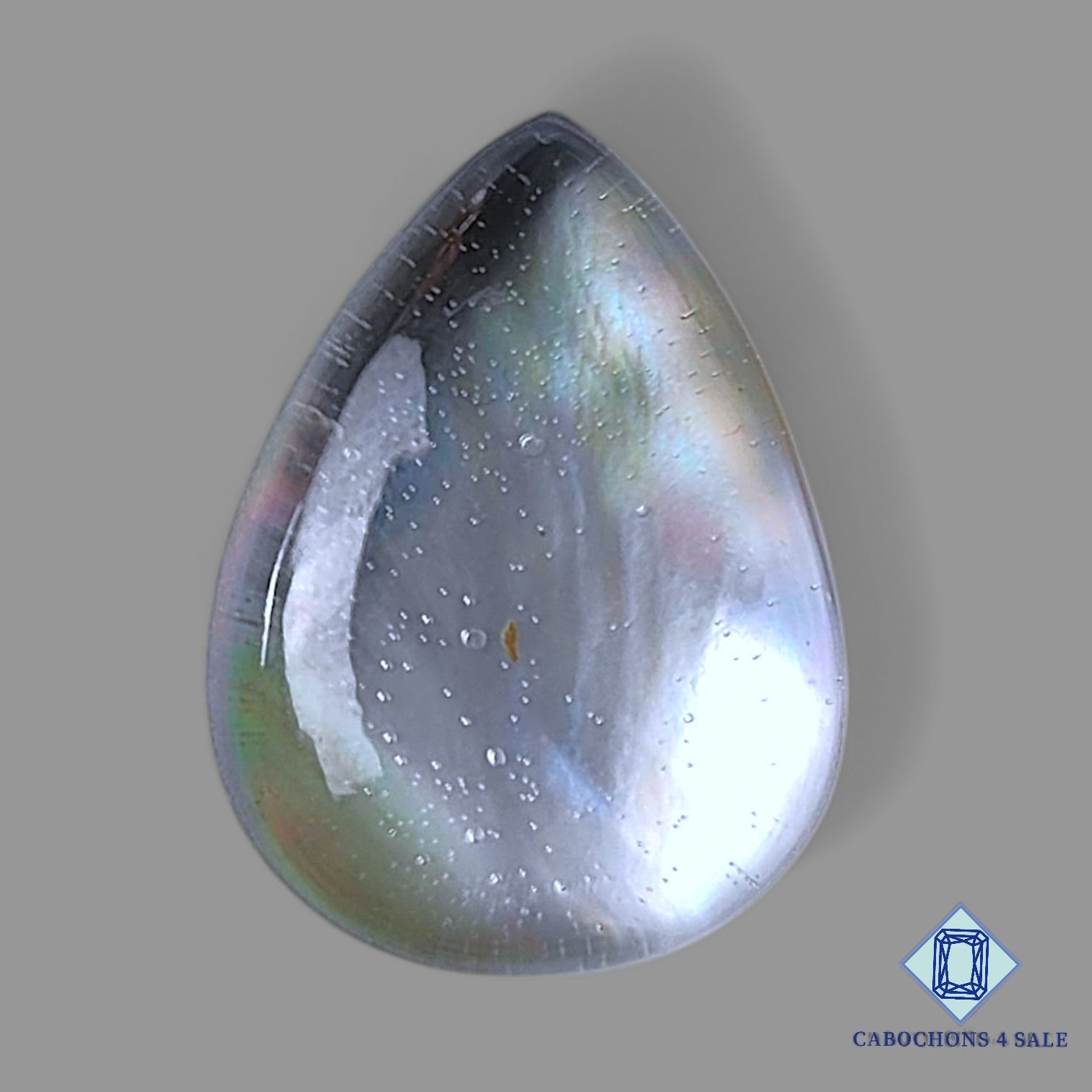 Mother of Pearl Crystal Quartz Doublet