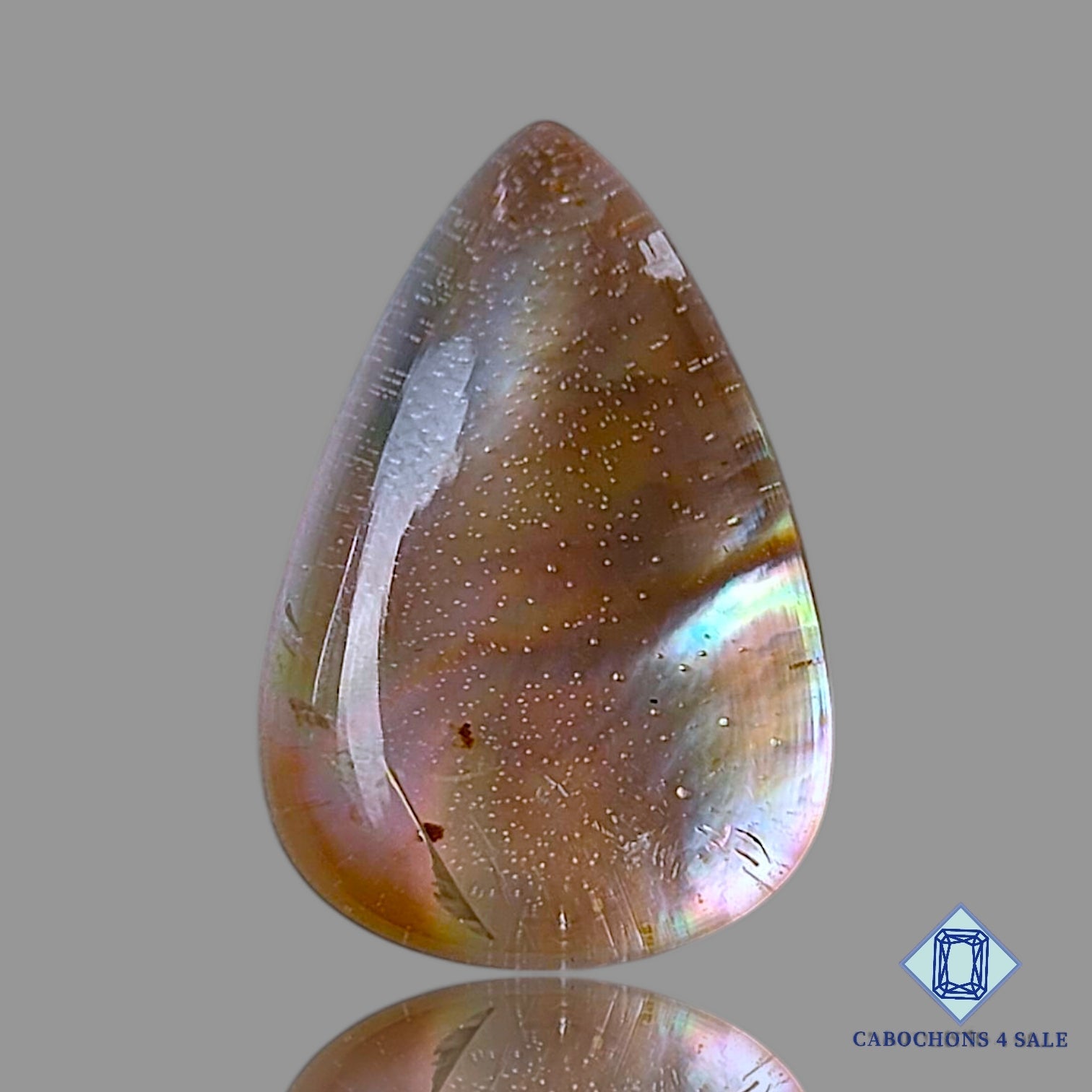 Mother of Pearl Crystal Quartz Doublet