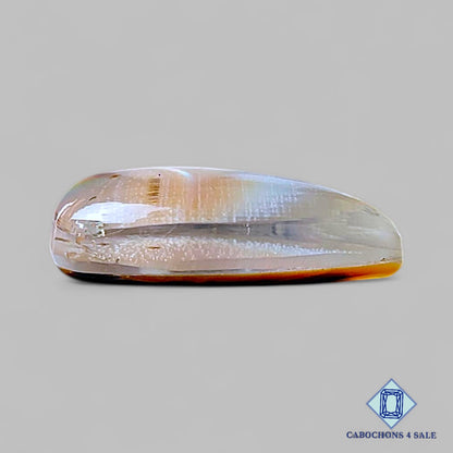 Mother of Pearl + Crystal Quartz Doublet Gemstone  Pear Doublets 22*15*6mm available for sale