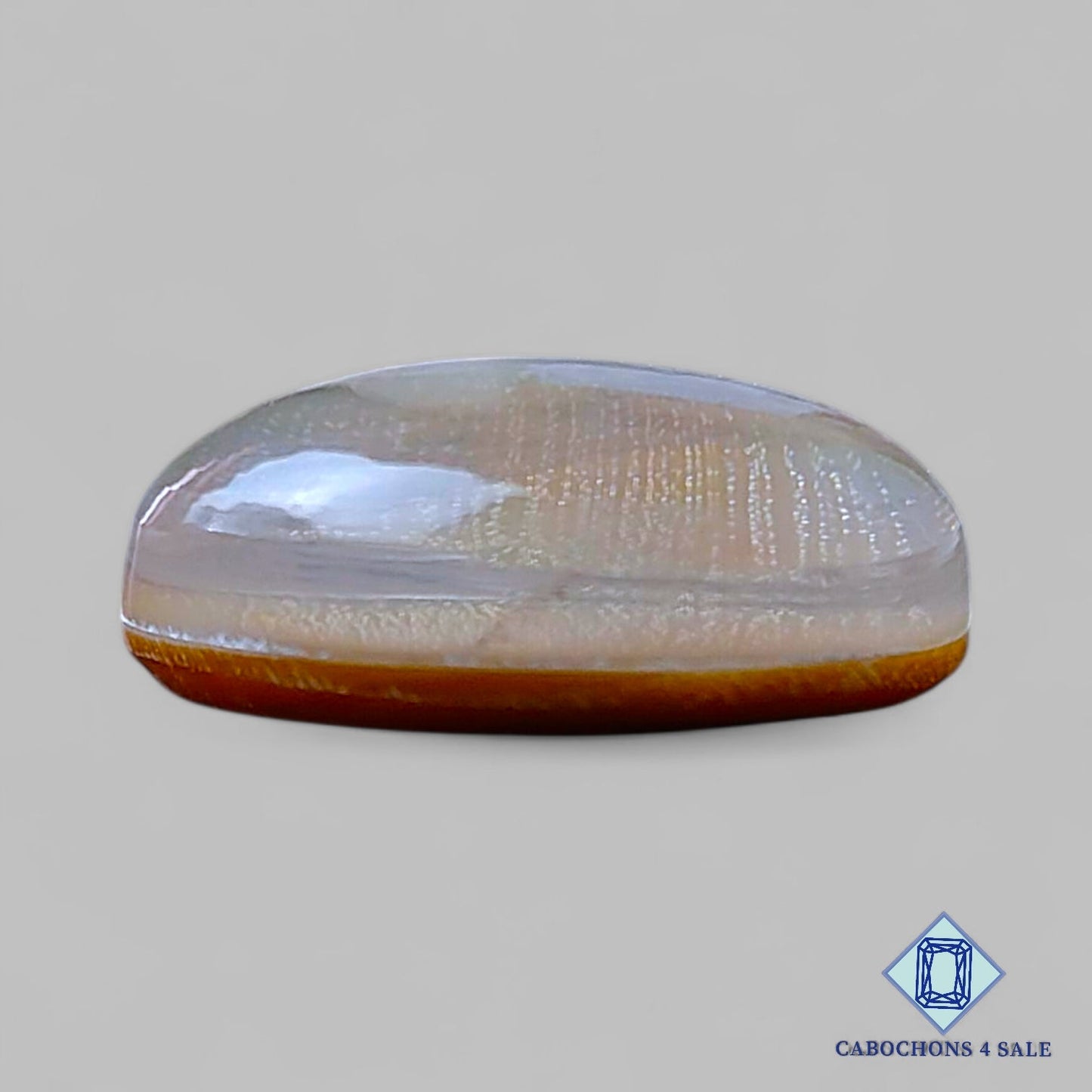 Piedras preciosas dobles ovaladas de nácar y cuarzo cristal, 20 x 15 x 7 mm, disponibles para la venta.