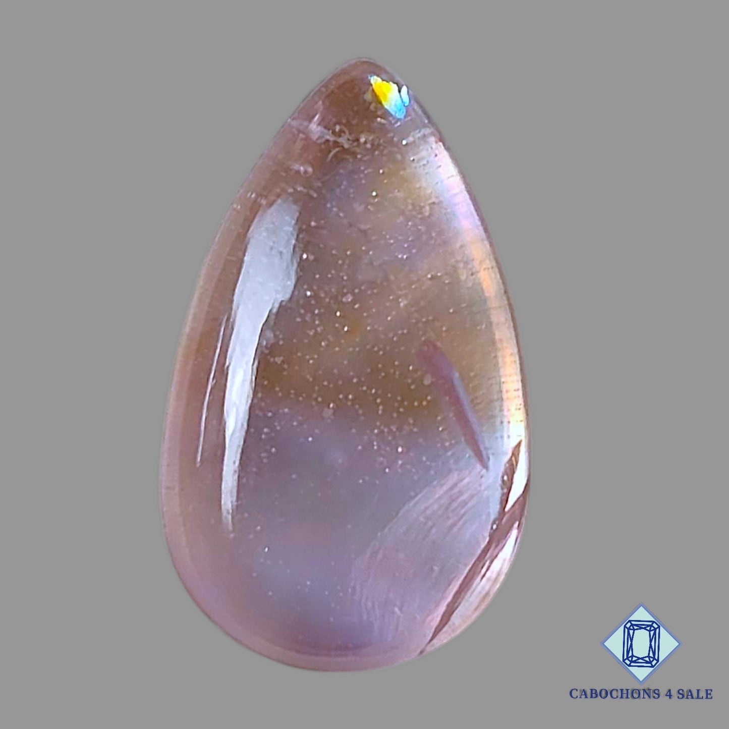 Mother of Pearl Crystal Quartz Doublet