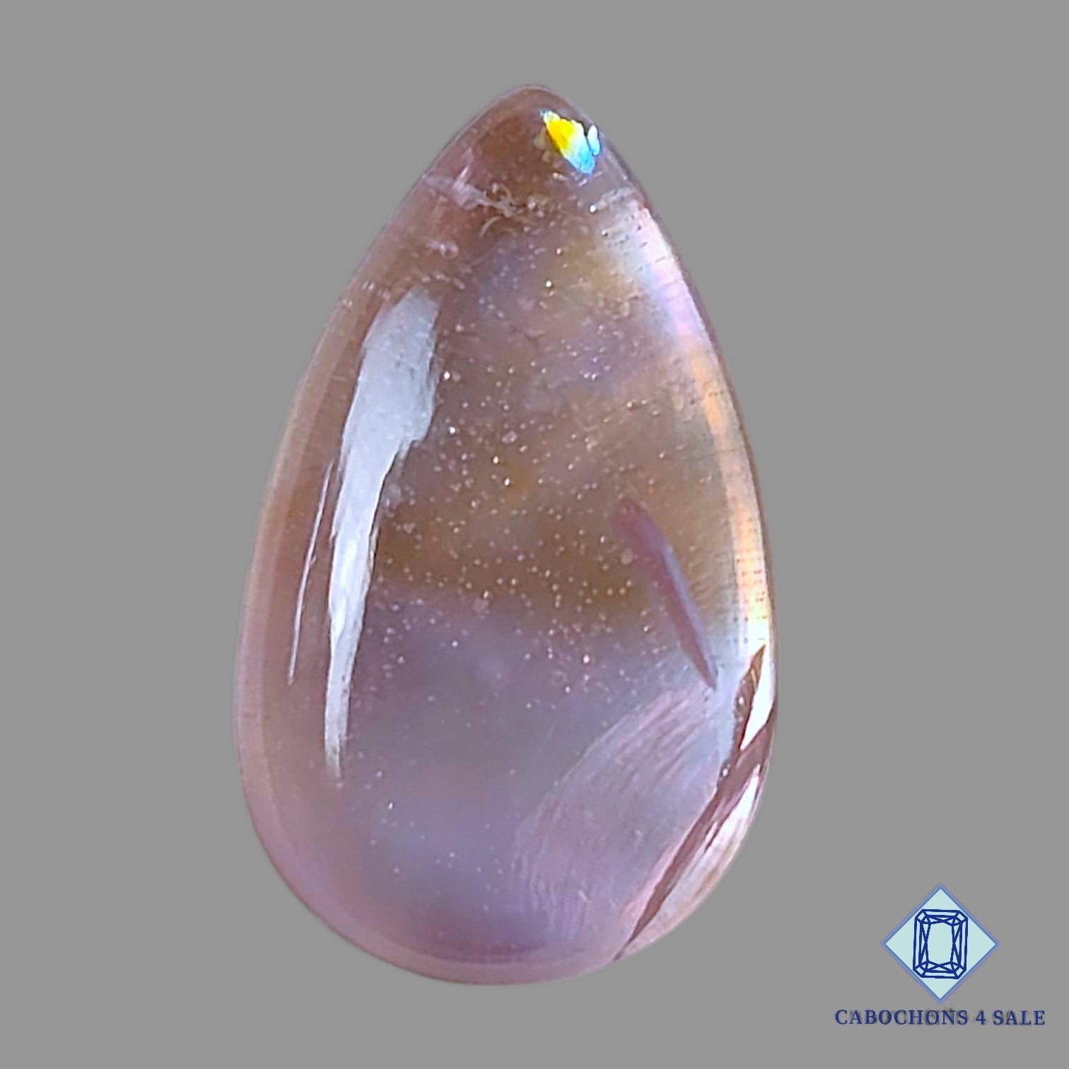 Mother of Pearl Crystal Quartz Doublet