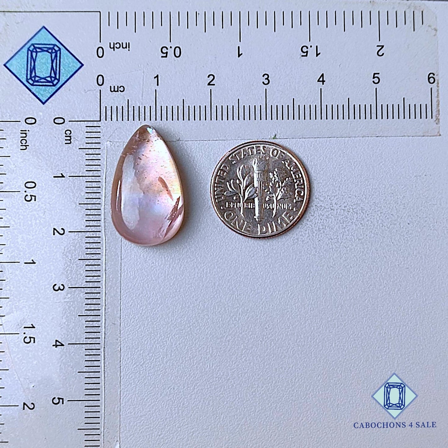 Mother of Pearl + Crystal Quartz Doublet Gemstone  Pear Doublets 22*13*6mm available for sale