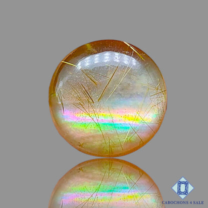 Mother of Pearl + Rutile Quartz Doublet