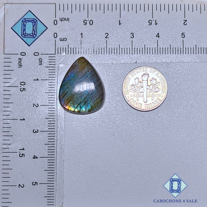 Multi Color Labradorite Pear Cabochons