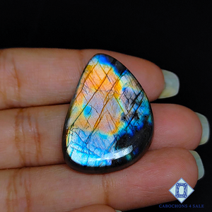 Multi Color Labradorite Fancy Cabochons 32*23*6mm