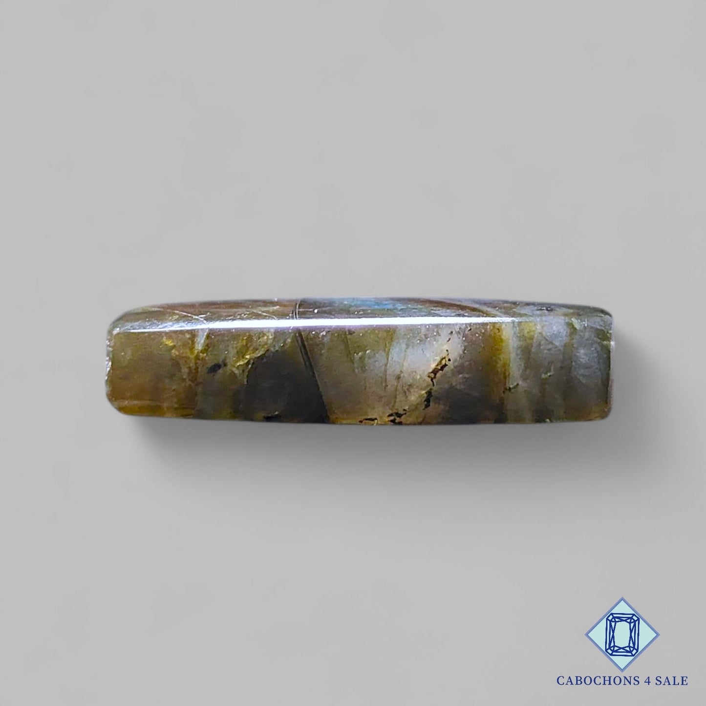 Natural Multi Color Labradorite Gemstone  Fancy Cabochons 32*24*6mm from Madagascar available for sale