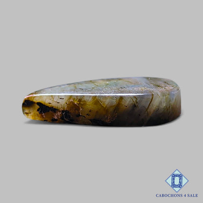 Natural Multi Color Labradorite Gemstone  Pear Cabochons 39*23*8mm from Madagascar available for sale