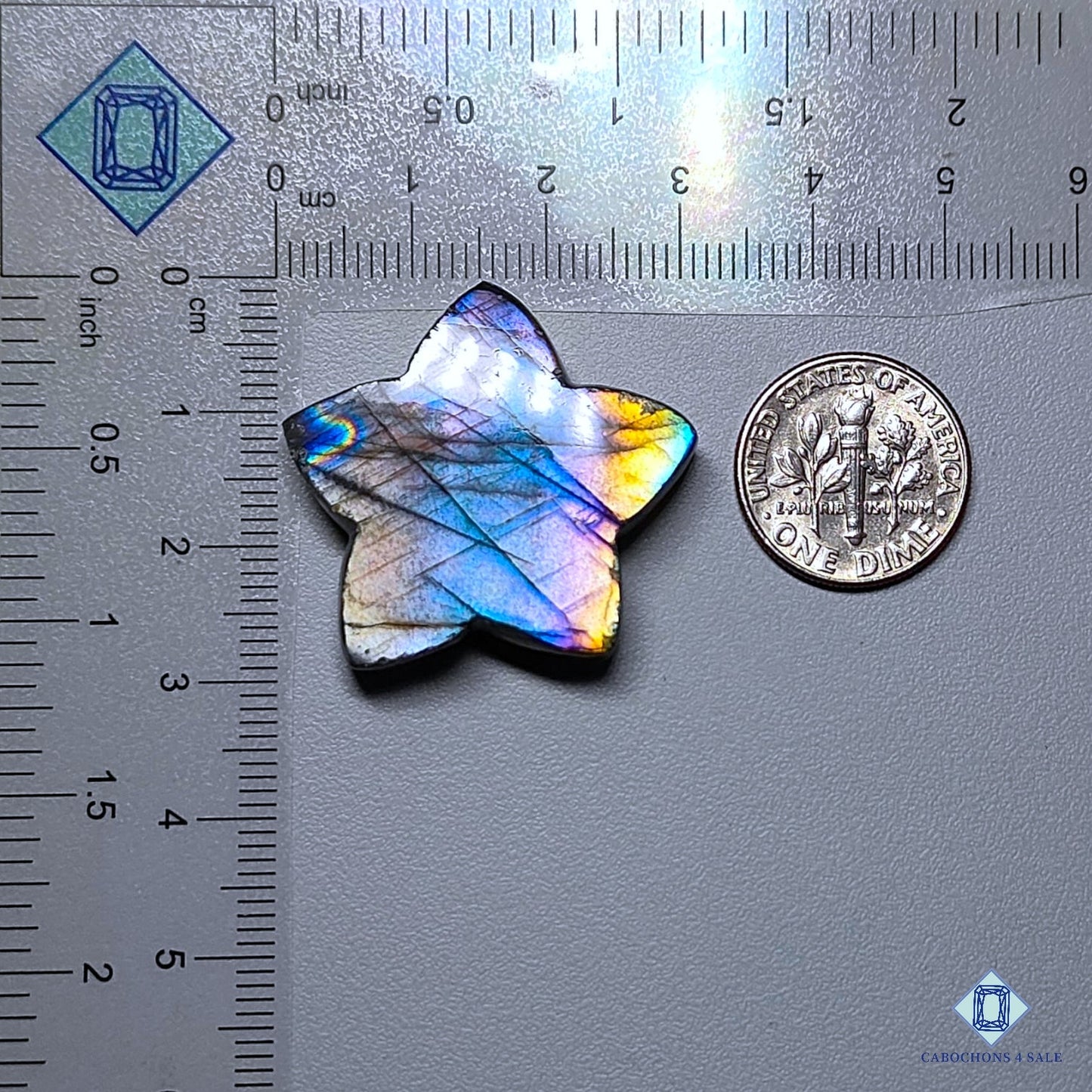 Multi Fire Labradorite