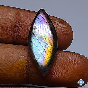Multi Labradorite Marquise Cabochons 30x13x5mm