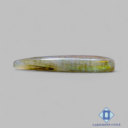 Cabujones de pera de labradorita púrpura múltiple