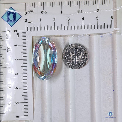 Cristal místico ovalado de todos los cortes