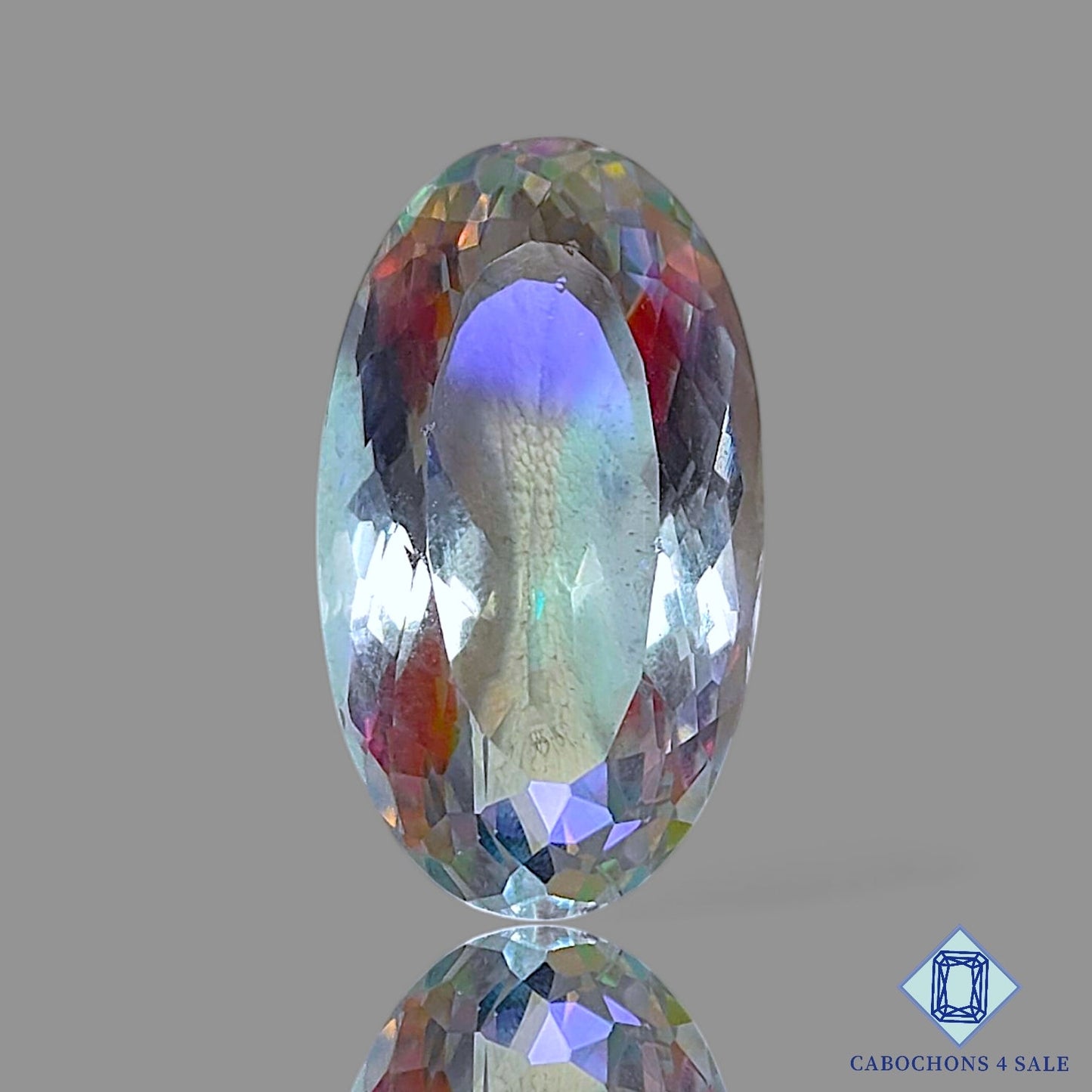 Mystic Quartz Rainbow + Crystal Quartz Doublet