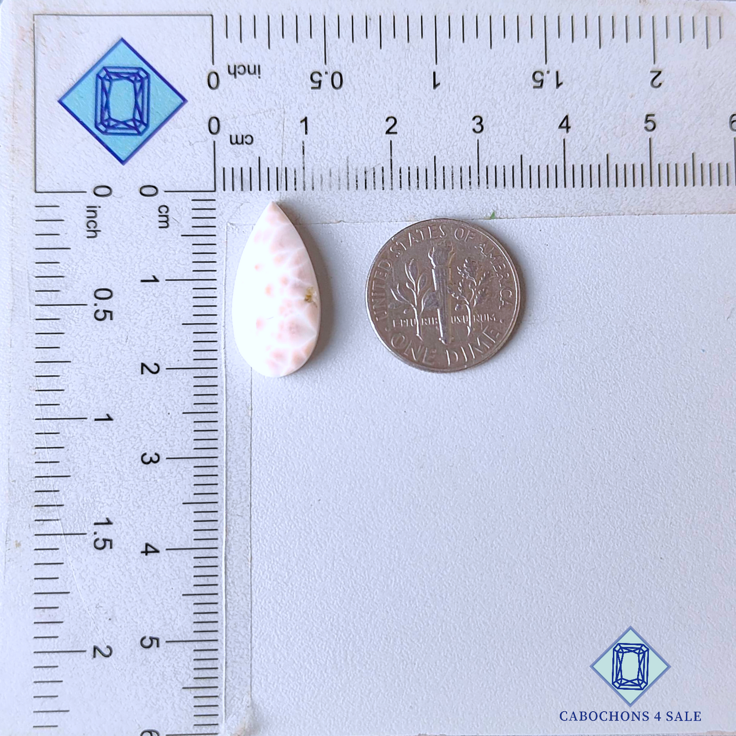 Natrolite Pear Cabochons