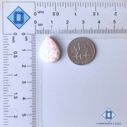 Cabujones de pera de natrolita