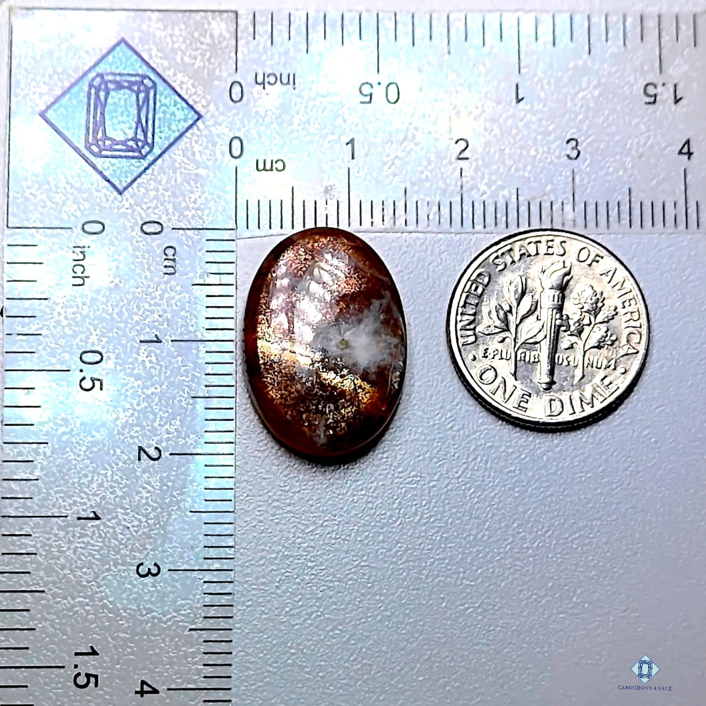 Nebula Oregon Sunstone Oval Cabochons