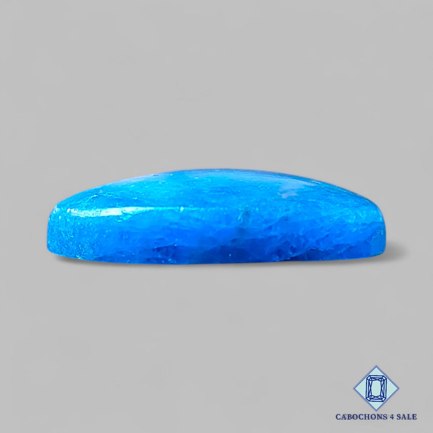 Natural Neon Apatite Gemstone  Pear Cabochons 21*26*6mm from Brazil available for sale