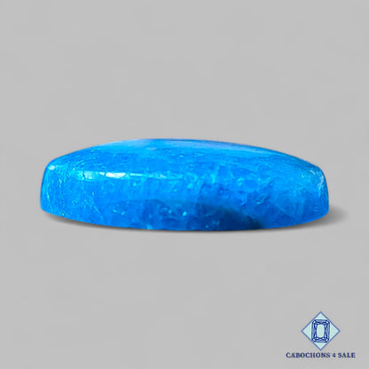 Natural Neon Apatite Gemstone  Oval Cabochons 23*18*5mm from Brazil available for sale