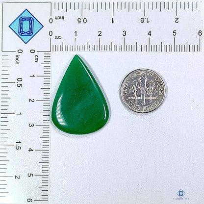 Nephrite Jade Pear Cabochons