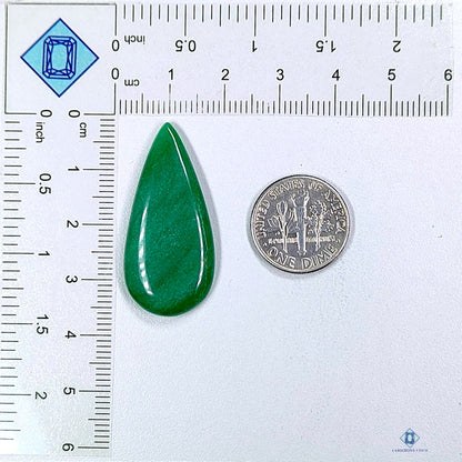 Nephrite Jade Pear Cabochons