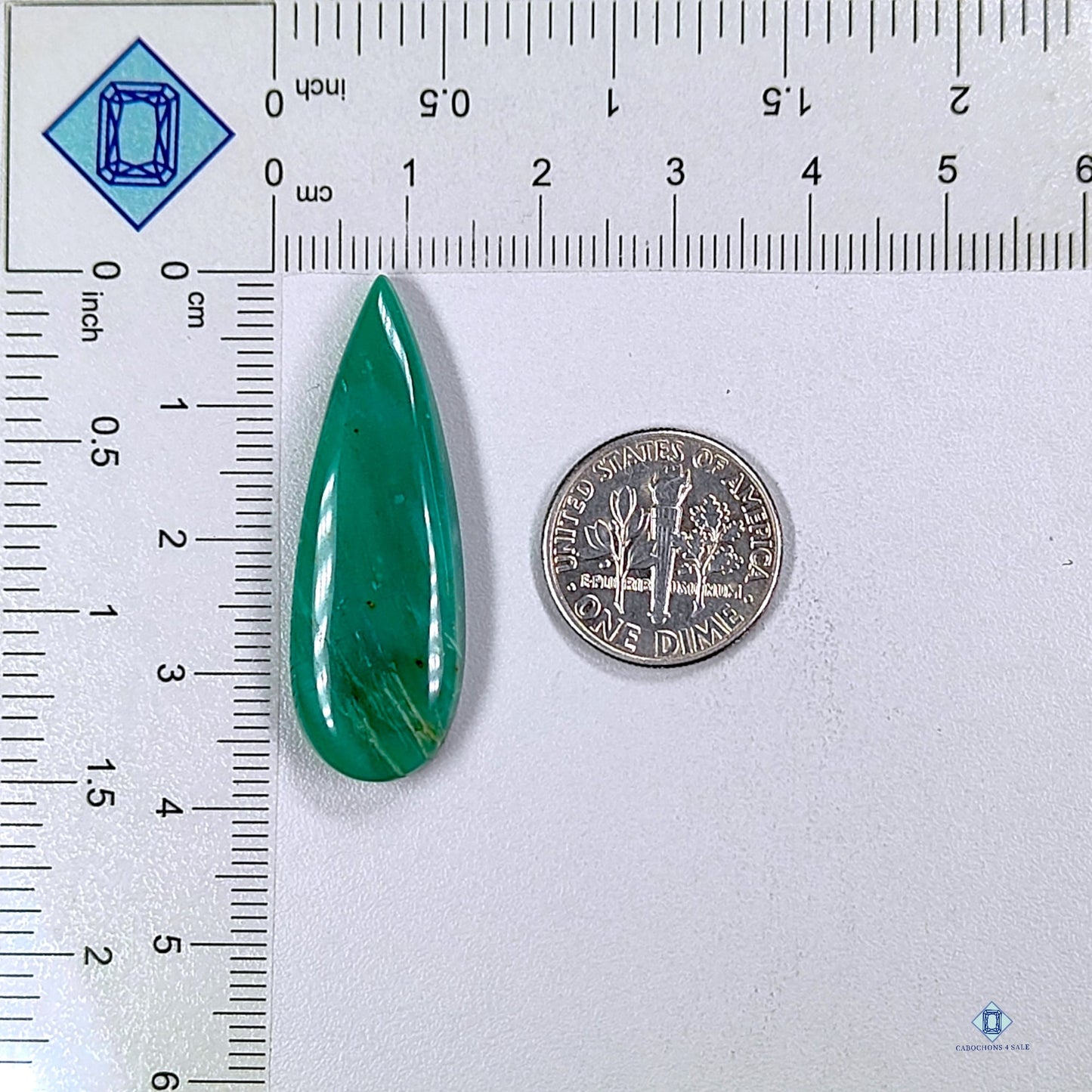 Nephrite Jade Pear Cabochons